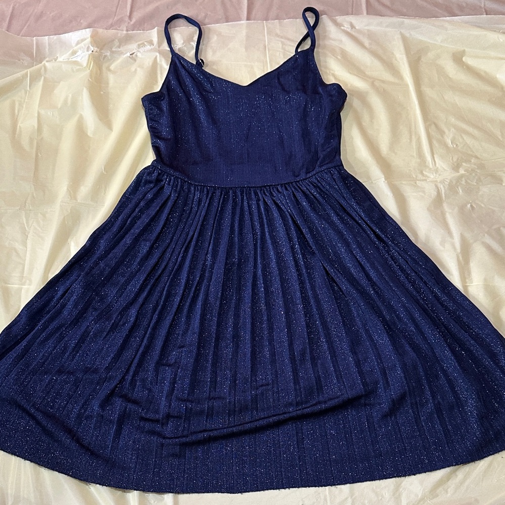 Hollister Blue Spaghetti Strap Dress size XS